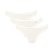 Sloggi Trosor 3P GO Crush String Elfenben bomull XX-Large Dam