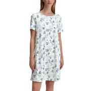 Calida Coastal Dreams Sleepshirt Blå Mönstrad bomull X-Small Dam