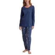 Calida Mystic Nights Pyjamas Marin bomull Medium Dam