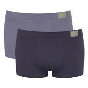 Sloggi Kalsonger 2P Men Go Natural Hipster Grå/Blå bomull Large Herr