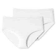 Schiesser Trosor 2P 95-5 Organic Cotton Midi Briefs Vit bomull Large D...