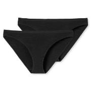 Schiesser Trosor 2P 95-5 Organic Cotton Mini Briefs Svart bomull Large...