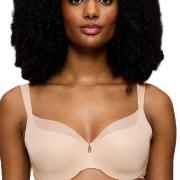 Triumph BH BMU Illusion Curve Minimizer Bra Beige C 90 Dam