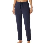 Schiesser Mix and Relax Long Modal Pants Blå modal X-Large Dam