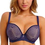 Freya BH Tailored Uw Moulded Plunge T-Shirt Bra Blå E 70 Dam