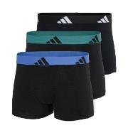 adidas Kalsonger 3P Active Flex Cotton Trunk Blågrön bomull Medium Her...