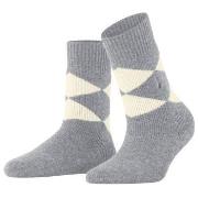 Burlington Strumpor Women Cosy Argyle House socks Grå Strl 36/41 Dam