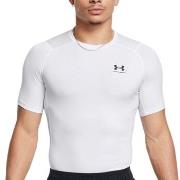 Under Armour HeatGear SS Compression Shirt Vit 3XL Herr
