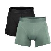 Salming Kalsonger 2P Boxer Briefs Svart/Grön Large Herr