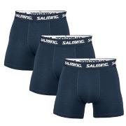 Salming Kalsonger 3P Cotton Boxers With Logo Marin bomull Medium Herr