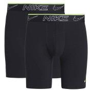 Nike Kalsonger 2P Elite Cotton Stretch Long Boxer Briefs Svart Large H...