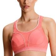 Shock Absorber BH Ultimate Run Bra Rosa/Vit polyamid F 80 Dam