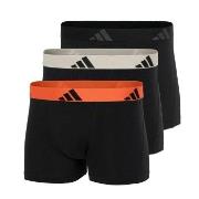 adidas Kalsonger 3P Active Flex Cotton Trunk Orange/Svart bomull X-Lar...