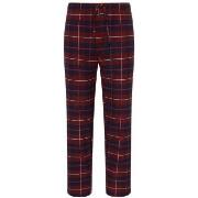 Jockey Pants Flannel Marin/Röd  bomull 2XL Herr