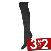 Decoy Strumpor Doubleface Knee-high Socks Grå Strl 40/42 Dam