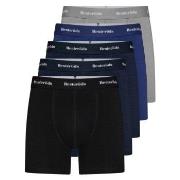 Resteröds Kalsonger 5P Kalle Bamboo Boxer Svart/Blå X-Large Herr