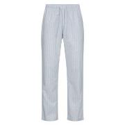 Resteröds Sandman Pyjama Pants Ljusblå Randig bomull X-Small Herr