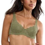 Triumph BH Amourette Wired Bra With Lace Oliv E 95 Dam