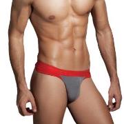 Doreanse Kalsonger Men Sexy String 1258 Vit/Blå Large Herr