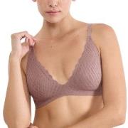 Sloggi BH ZERO Feel Bliss Push-Up Bra Brun L+ Dam