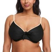 Swegmark Bahamas Bikini Underwire Bra Svart m Beige F 75 Dam