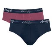 Sloggi Kalsonger 2P For Men Start Midi Flerfärgad-2 bomull X-Large Her...