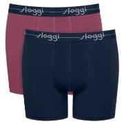 Sloggi Kalsonger 2P Men Start Short C2P Flerfärgad bomull X-Large Herr