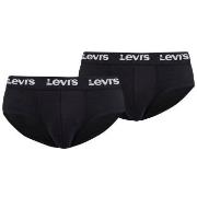 Levis Kalsonger 2P Base Brief Svart bomull Large Herr