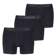 Levis Kalsonger 3P Logo Boxer Briefs Svart bomull XX-Large Herr