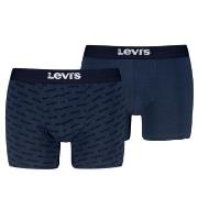 Levis Kalsonger 2P Men Logo Boxer Briefs Marin bomull Small Herr