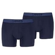Levis Kalsonger 2P Men Twill Boxer Brief Marin bomull Small Herr