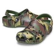 Crocs Classic Camo Clog Unisex Militärgrön US M12 (EU 46-47)