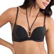 Triumph Summer Sunset WHU Sweet Heart Bikini Top Svart D 38 Dam