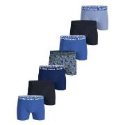 Björn Borg Kalsonger 7P Cotton Stretch Boxer Svart/Blå bomull Large He...