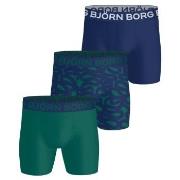 Björn Borg Kalsonger 3P Sports Microfiber Boxers Blå/Grön polyester La...