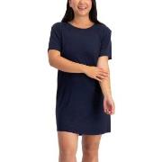 Bamboo Basics Nora PJ Big T-Shirt Navy viskos Medium Dam