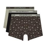 Armani Logo Boxer With Long Leg Kalsonger 3P Flerfärgad bomull Large H...