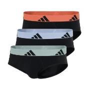 adidas Kalsonger 3P Active Flex Cotton Brief Svart/Orange bomull XX-La...