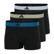 adidas Kalsonger 3P Active Micro Flex Trunk Svart/Blå polyester Medium...