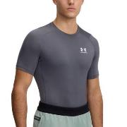 Under Armour HeatGear SS Compression Shirt Grafit Medium Herr