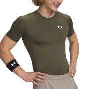 Under Armour HeatGear SS Compression Shirt Militärgrön Medium Herr