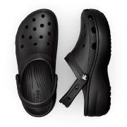 Crocs Classic Platform Clog Svart US W9 (EU 39-40) Dam