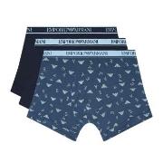 Armani Logo Boxer With Long Leg Kalsonger 3P Marin/Blå bomull XX-Large...