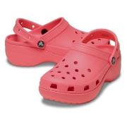 Crocs Classic Platform Clog Hallonröd US W11 (EU 42-43) Dam