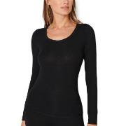 Schiesser Personal Fit Long Sleeve Shirt Svart XX-Large Dam