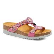 Scholl New Bogota Rosa/Vit Strl 38 Dam