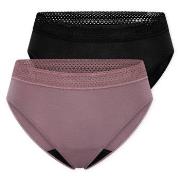 Schiesser Trosor 2P Care Rio Period Pants Flerfärgad bomull 46 Dam