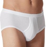Schiesser Kalsonger 2P Fine Rib Sport Briefs 3XL-4XL Vit bomull 4XL He...