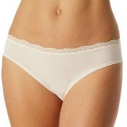 Schiesser Trosor Unique Cotton Rio Brief With Lace Creme bomull 46 Dam
