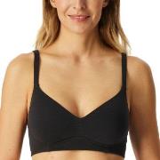 Schiesser BH Unique Cotton Soft Bra Svart bomull C 85 Dam